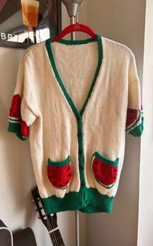 Crotchet Watermelon Sweater