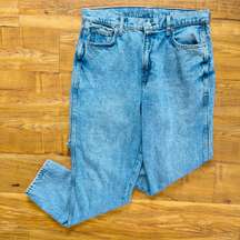 Arizona Jean Co. Light Wash Denim Highest Rise Mom Jean