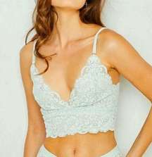 NWT We Are HAH x Free People Smarty Bralette Bra Lace Size XS NEW
