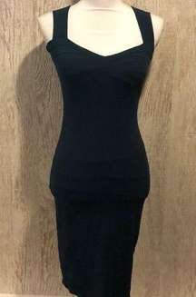 Moon Katz Teal/Navy Tight Fitted Dress