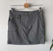 Iris Y2k Houndstooth Mini Skirt