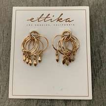 Ettika gold earrings