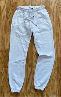 NEW TALENTLESS WOMEN STAPLE PREMIUM WHITE SWEATPANTS SZ MEDIUM