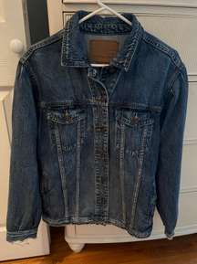 Oversized Dark Washed Jean Jacket