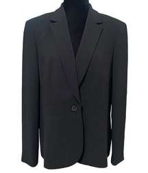 Jones New York Platinum Black Suit Jacket Blazer Size 14