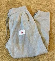 Grey air Jordan sweatpants