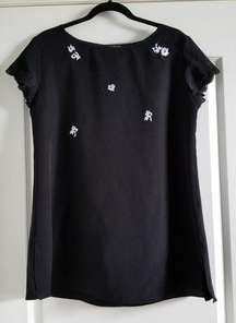 Adorable  Black Nightgown in Size Medium