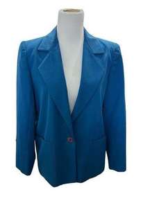 Givenchy sport blue vintage blazer jacket size 8