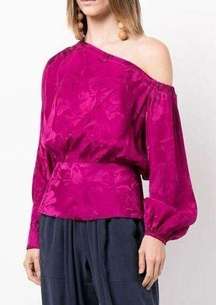 Silvia Tcherassi NWT Sirmione Blouse in Mulberry Floral Size S