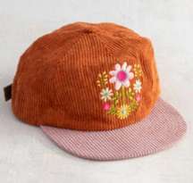 Natural Life Hat Corduroy Snapback - Folk Floral