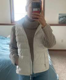 White Puffer Vest