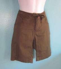 Black Diamond Womens 4 Olive Green Shorts