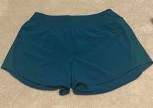 Turquoise  Athletic Shorts