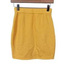 St JOHN Collection by Marie Gray Sunny Yellow Santana Knit Skirt