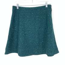 LOFT Womens Size 4P A-Line Speckled Nubby A-Line Skirt Green