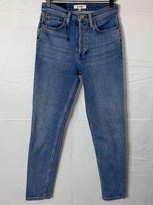 Re/Done 90’s High Rise Ankle Crop Jeans Size 25