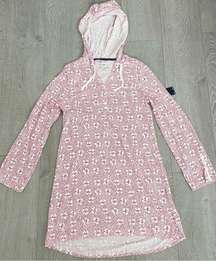 Tommy Hilfiger NWT Floral Pajama Sleepwear Hooded Dress