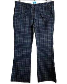 VTG Y2K Paul Frank Plaid Boot Cut Pants