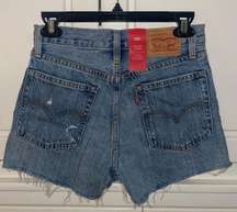 High-Waisted Denim Shorts