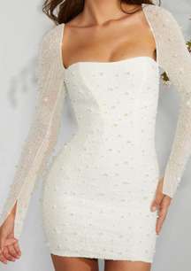 White Beaded Dress