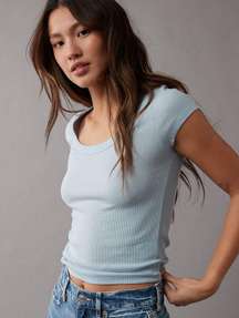 Outfitters Ribbed Crop Top