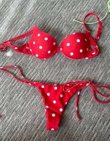 Red Polkadot Suit