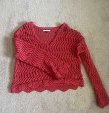 Knit Cropped Sweater