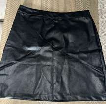 Zeagoo leather skirt size L