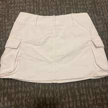 White Cargo corduroy skirt from Brandy Melville