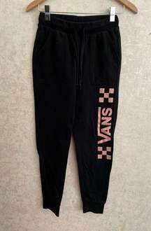 Vans women's extra small black athletic sweatpants