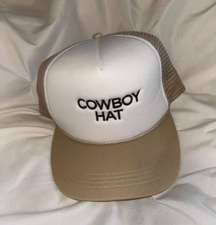 cowboy trucker hat