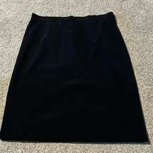 WOMENS KARIN STEVENS BLACK SKIRT