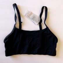 Natori Bralette Womens Small Black Limitless Convertible Sport NWT