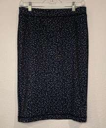 Trina Turk stretch pull on pencil skirt S