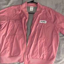 PINK Logo Bomber Jacket