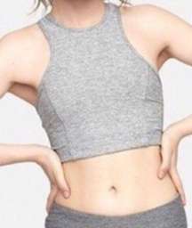 Outdoor Voices Athena Crop Top (Ash) - XS