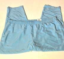 Alfani Plus Macy's straight leg rain shower comfort waist pants blue 3X NEW!