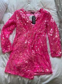 Sequin Dress Pink