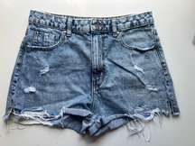 High Rise Jean Shorts