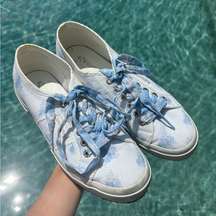 Superga x LoveShackFancy Floral Sneaker In Morning Mist Size US Women's 8