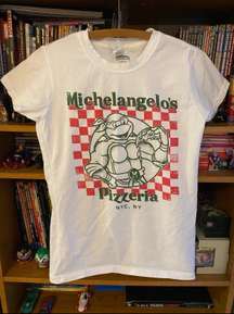 Teenage Mutant Ninja Turtles Michelangelo Pizzeria T Shirt