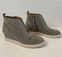 Gray Anna Wedge Sneaker