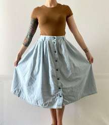 Levi’s Dockers Vintage Denim Circle Midi Skirt