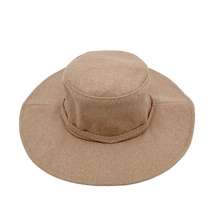 NEW ASN The Harper Hat Boho Western Braided Floppy Tan Felt Boater Hat Bohemian