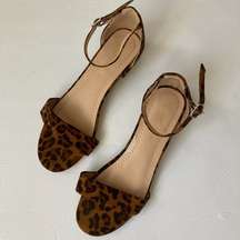 Chase + Chloe Cheetah Heels Size 7