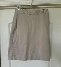 - Classic Khaki Pencil Skirt - Brand new condition!