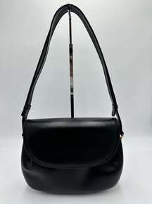 Gucci Black Leather Shoulder Bag (Vintage)