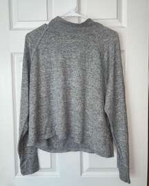 Abercrombie and Fitch Grey High Neck Long Sleeve