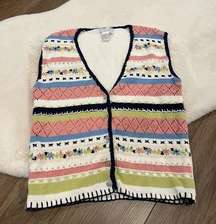 Vintage Knit Sweater Vest