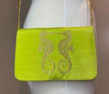 Green Gold Chain Purse